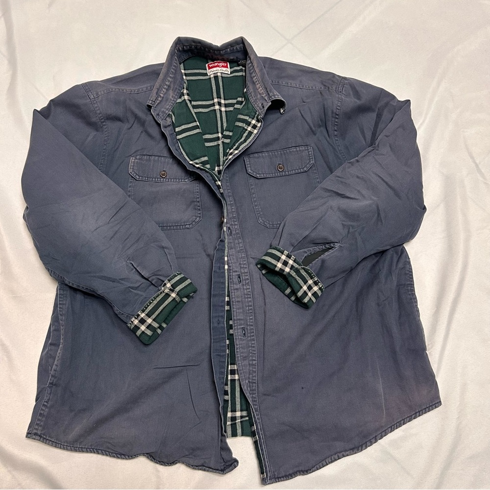 Vintage Wrangler Men's Plaid Lined Jacket